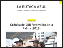 Tablet Screenshot of labutacaazul.com